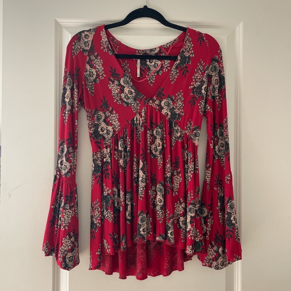 Free People Babydoll Blouse
